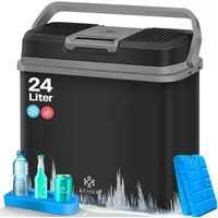 KESSER Kühlbox, 24 l, 24 Liter Kühlbox KÜHLT und WÄRMT Thermo-Elektrische Kühlbox