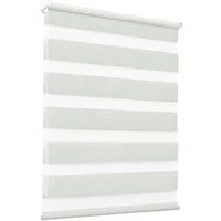 Doppelrollo ohne Bohren 130cm/150cm/230cm, OUBO, freihängend, verspannt, Klemmfix, Klemmträger, Für Fenster und Tür mit Klemmträger lichtdurchlässig verdunkelnd