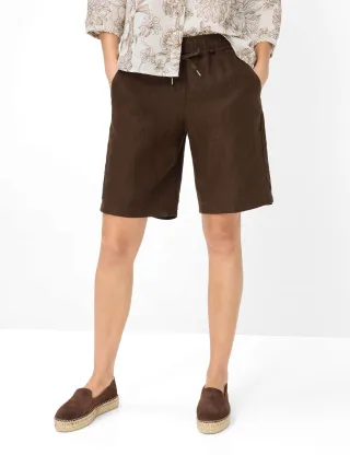 Brax Damen Bermuda Style MEL B COFFEE, dunkelbraun, Gr. 42