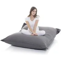 LazyBag Sitzsack LazyBag XXL Sitzsack – Baumwolle, Ergonomisch, Weich & Bequem (Sitzkissen Bean-Bag, Baumwolle Bezug), 180 x 140 cm
