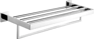 KWC Aquarotter Doppelhandtuchstange, CUBUS, Edst., 600x122x220 mm, AP, hgl, Regal, 2000106361 2000106361