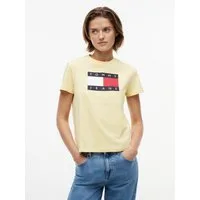 Tommy Jeans Kurzarmshirt TJW REG TJ FLAG SS TEE Baumwolle, Logodruck, regular fit
