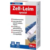 baufan® Klebstoff Tapeten-Zell-Leim Spezial Tapetenkleister Tapetenleim, mit hoher Klebekraft 200 g
