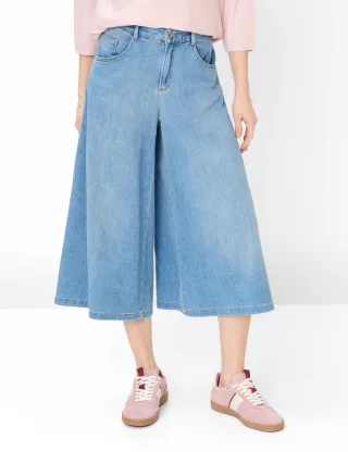 Brax Damen Hose Style MELLI S USED LIGHT BLUE, hellblau, Gr. 40K