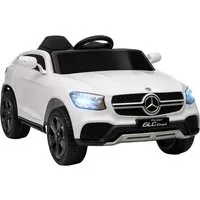 AIYAPLAY Elektro-Kinderauto Merceds-Benz AMG GTR Kinderauto mit 2,4G Fernbedienung, Hupe, Belastbarkeit 25 kg, (1-tlg), für 3-6 Jahre Kinder, Weiß