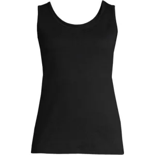 Baumwoll-Top für Damen in Petite-Größe, Damen, size: petite, Blau, Baumwolle, by Lands' End
