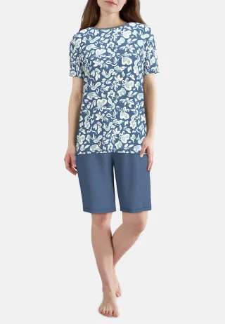 götzburg bodywear - Wäsche Weiblich blau-mittel-allover - Gr. - 40