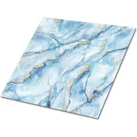 Tulup Vinylfliesen Selbstklebende Fliesen Platten 30 cm x 30 cm Wandpaneele 9 Stück PVC