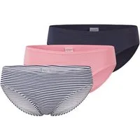 Schiesser Hüftslip 3er Pack Teens Girls 95/5 Organic Cotton (Spar-Set, 3-St) Slip - Baumwolle - Mit softem Bund, Bequemer Beinausschnitt