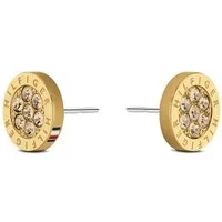 Tommy Hilfiger Paar Ohrstecker Schmuck Edelstahl Ohrschmuck Ohrringe CRYSTAL, mit Glasstein