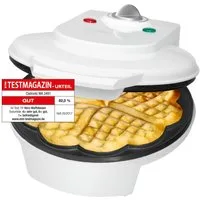 CLATRONIC Waffeleisen WA 3491, Waffeleisen, 2 große Backflächen