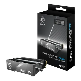 MSI SPATIUM M570 PRO PCIE 5.0 NVME M.2 2TB FROZR | s78-440q670-p83 | 2 TB - M.2