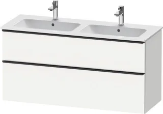 Duravit D-Neo Waschtischunterbau wandhängend Weiß Matt 1280x462x625 mm - DE43650BD180000 DE43650BD180000