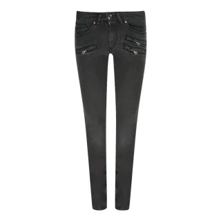 Balmain FP5359J935B Schwarze Jeans