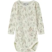 Name It Langarmbody NBFWANG WOOL NEEDLE LS BODY NOOS Wolle