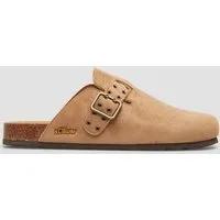 s.Oliver Pantoletten Slipper Pantoletten in Veloursleder-Optik mit Nieten