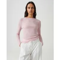 OPUS Longsleeve SEFEMINA Slim im Tencel Wollmix schmale Passform, glatter Griff, wärmend