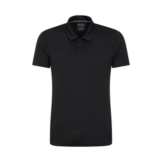 Mountain Warehouse Herren Endurance IsoCool Polo Shirt (Schwarz)