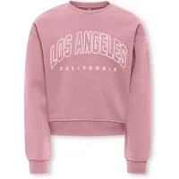 KIDS ONLY Sweatshirt KOGSWEAT LS CREW OVZ STAT SWT NOOS Baumwollmischung, loose fit