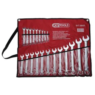 KS Tools Ringmaulschlüssel-Satz abgewinkelt 21-tlg. 517.0043