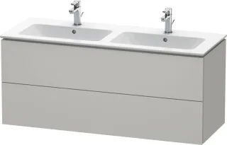 Duravit L-Cube Waschtischunterbau wandhängend Betongrau Matt 1290x481x550 mm - LC625800707 LC625800707