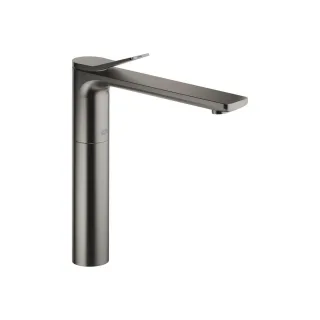 Dornbracht Waschtisch-Armatur mit erhöhtem Standfuß LISSE 33537845 Dark Platinum gebürstet, 33537845 33537845-99
