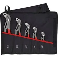 Knipex Zangenset Wasserpumpenzangen-Set 5tlg. in Tasche 00 19 55 S5