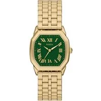 Fossil Quarzuhr Harlow ES5451, Armbanduhr, Damenuhr, Edelstahlarmband, analog