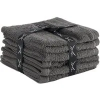 Sansibar Sylt Seiftuch Sansibar 6er Set Frottier-Serie Classic, 30x30 cm, (Set), mit hochwertiger Sansibar Säbel Stickerei