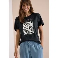 CECIL T-Shirt Sommerschirt, Rundhals, Baumwollmix mit Modal