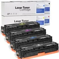 Tonerkartusche D&C Kompatibel HP CF210X-CF213A Toner-Set für LaserJet Pro 200 M276nw, (Kompatibel für HP LaserJet Pro 200 color M 276 nw 131A, 131X), Series