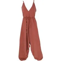 Guru-Shop Relaxhose Boho Jumpsuit, rückenfreie Sommer Pluderhose,.. alternative Bekleidung