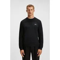 BOSS GREEN Strickpullover KN Momentum-X CN Rundhalsausschnitt, Regular Fit, kontrast HD-Logo