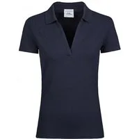Tee Jays Poloshirt Damen Polo Womens Luxury Stretch V-Neck Polo