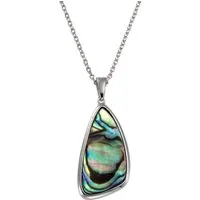Firetti Kette mit Anhänger Schmuck Geschenk Silber 925 Halsschmuck Halskette Ankerkette See, mit Abalone-Perlmutt