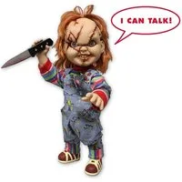 MEZCO Actionfigur Child's Play Chucky Puppe 15 Talking Mega Scale