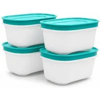 TUPPERWARE Frischhaltedose Gefrier Behälter 170 ml weiß minze (4)