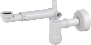 Neuesbad Raumspar-Siphon, Kunststoff weiss NB1DENHC_633K1