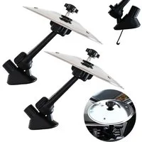 JOYOLEDER Schlagzeug 2 pcs Autounfall Cymbals, Auto Crash Becken,Auto-Trommel-Lüftungsschlitz, Mini-Trommel Crash-Clip, Car Cymbals Air Vent, Auto Schlagzeug Becken, Mini Schlagzeug Autofür, Alle Arten Von Fahrzeugen