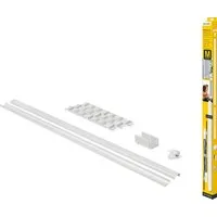 SCHELLENBERG Kabelkanal System M Starterset zur Aufputzmontage, kleben oder schrauben, Kabel Organizer, 2,1 m, weiß