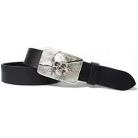 FRONHOFER Koppelgürtel Herren Büffelleder (1-St) Totenkopf-Schnalle, wechselbar