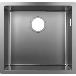 Hansgrohe S719-U450 Unterbauspüle 43426800 Edelstahl, 1 Hauptbecken