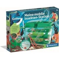 Clementoni® Experimentierkasten Galileo Lab Meine mobile Insekten-Station - Tragbares Insekten-Hotel