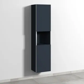 Sanipa 3way Hochschrank mit 2 Türen und 1 offenem Fach, Marine-Matt BP1171R