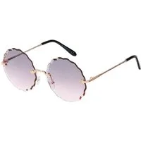 BEZLIT Eyewear Retrosonnenbrille Rund Form Designer Damen Sonnenbrille (1-St) mit bunten Linsen