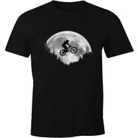 MoonWorks Print-Shirt Herren T-Shirt Mountainbiking MTB Radsport Extremsport Freeride Bike Sport Moonworks® mit Print
