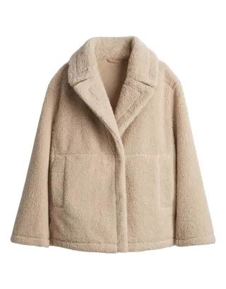 Opus - Wendejacke in Lammfell - Henola beige/braun - Gr. - 38