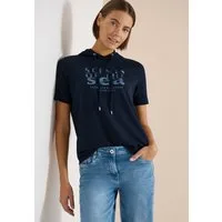 CECIL Kapuzenshirt mit Schriftzug