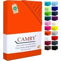 Camry Spannbettlaken CLASSIC Jersey 100% Baumwolle Spannbetttuch atmungsaktiv Gummizug, Jersey Baumwolle, Gummizug: rundum, 100% Baumwolle, alle Matratzenhöhen, atmungsaktiv, pflegeleicht
