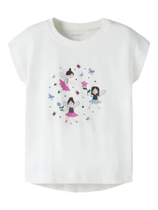 NAME IT - NMFVIGEA CAPSL TOP Cloud Dancer - Gr. - 110